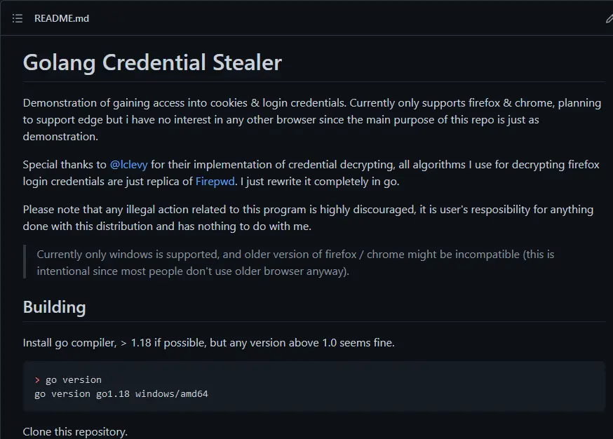 Cookie & Logins stealer for Firefox + Chrome, demonstration only